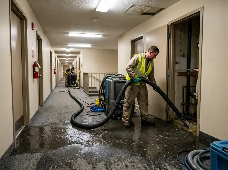 multi-unit-apartment-hallway-f-005 — frequently asked questions, Emergency Burst Pipe Water Extraction & Removal in Waretown…